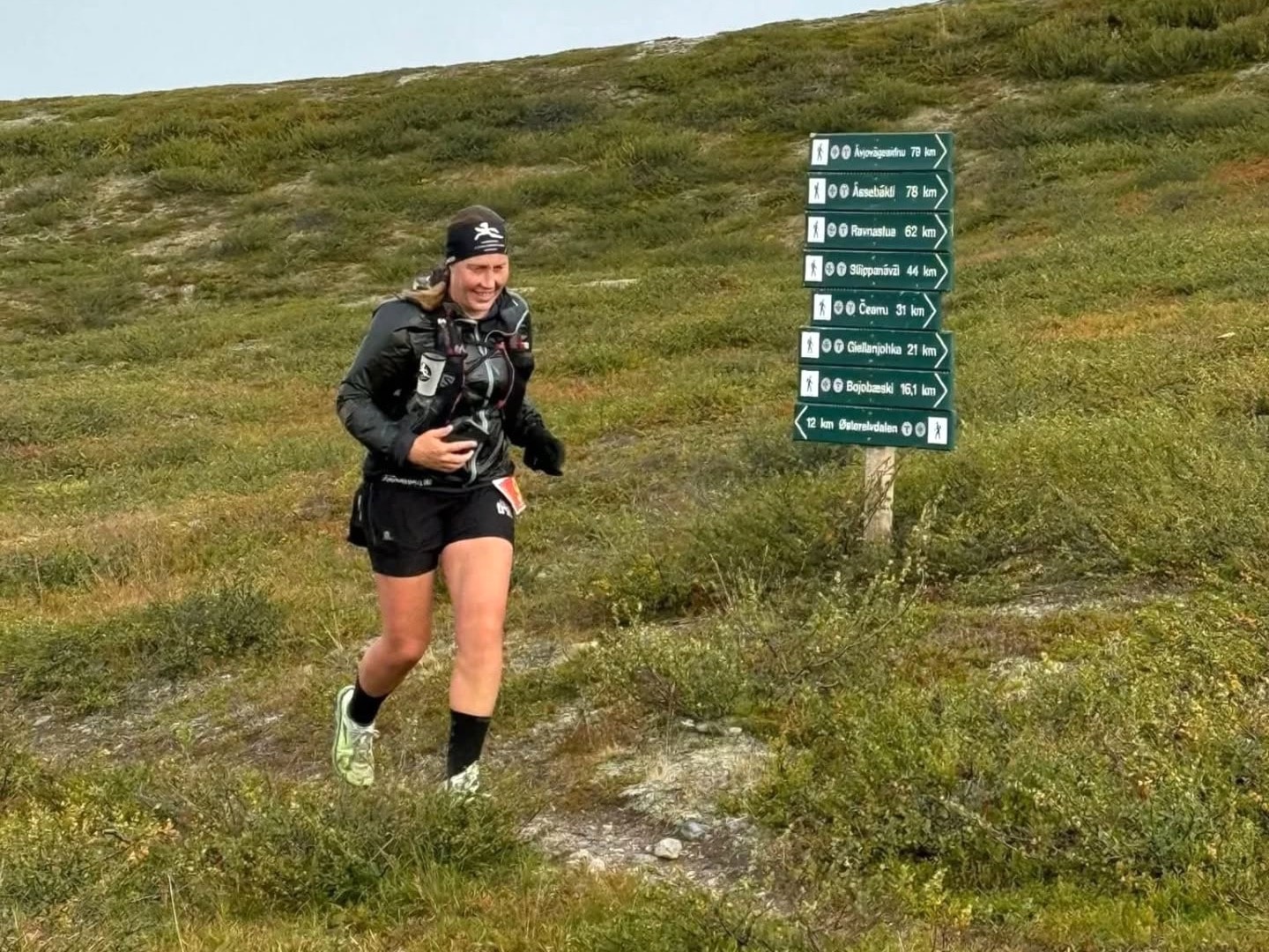 Camilla Lockert Friseid fullførte Artic Alta Ultramaraton 100km